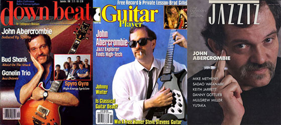 John Abercrombie - Magazine Covers Collage