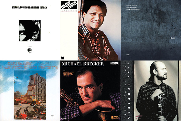 Jack DeJohnette 6 Album Collage