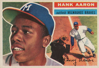 Hank Aaron - 1956 Topps Card