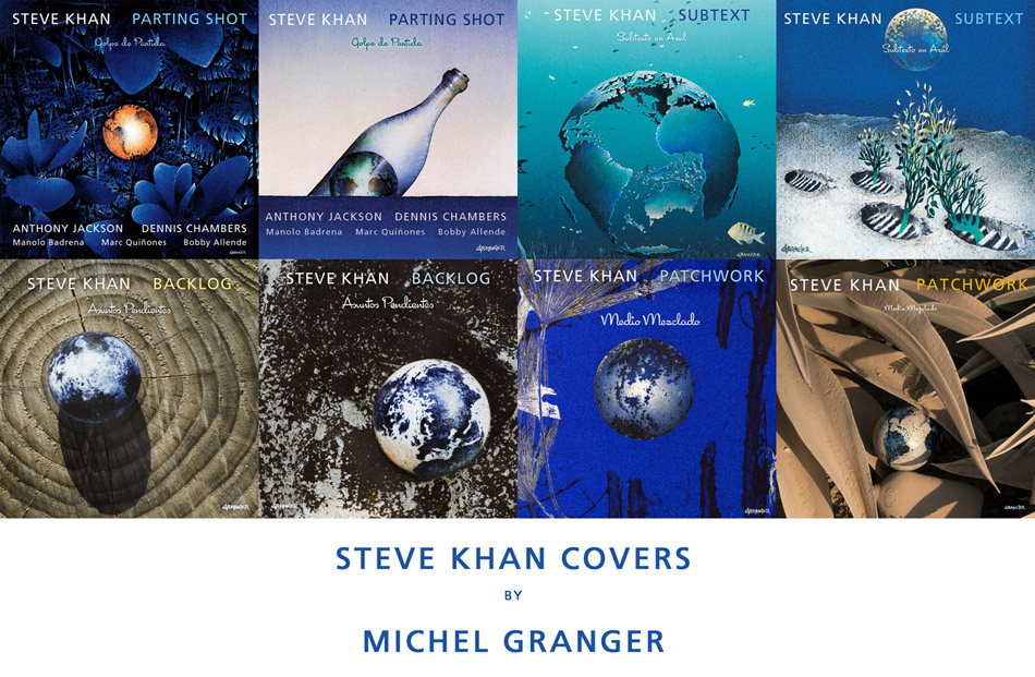 Steve Khan Album Covers by Michel Granger