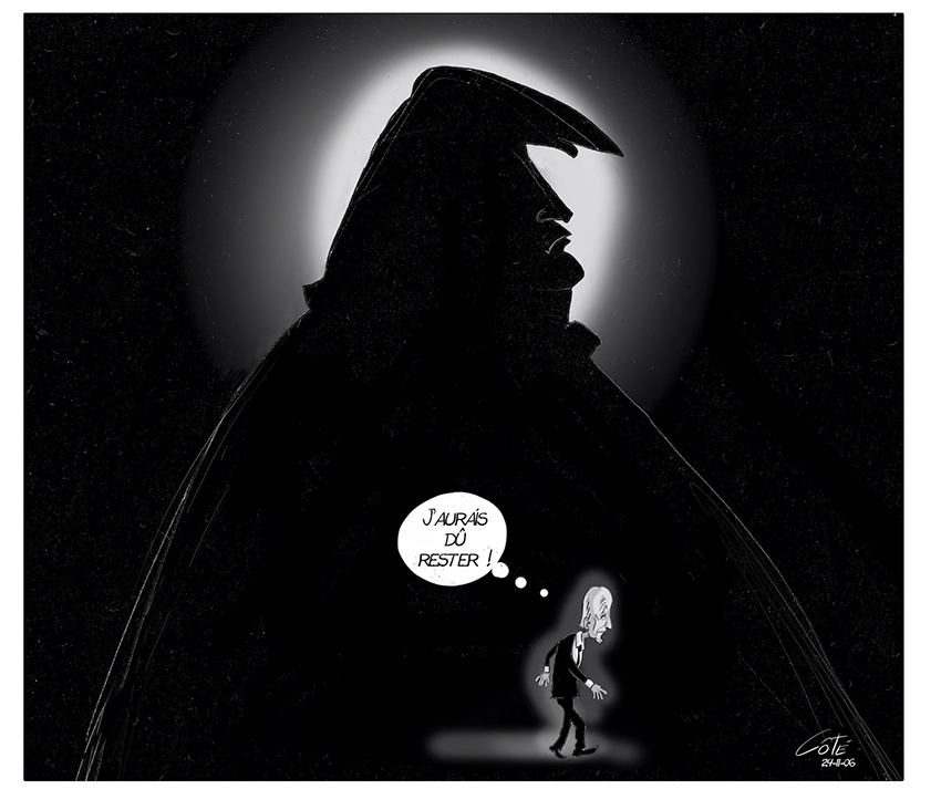 Trump Dark Shadow Biden - Coté