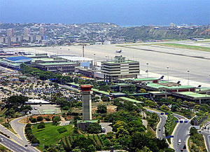 Maiquetia aerial view