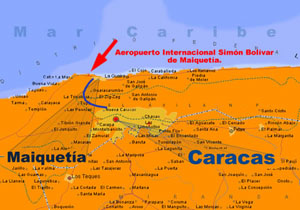 Maiquetia map